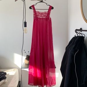 Vintage Fuchsia Nightie